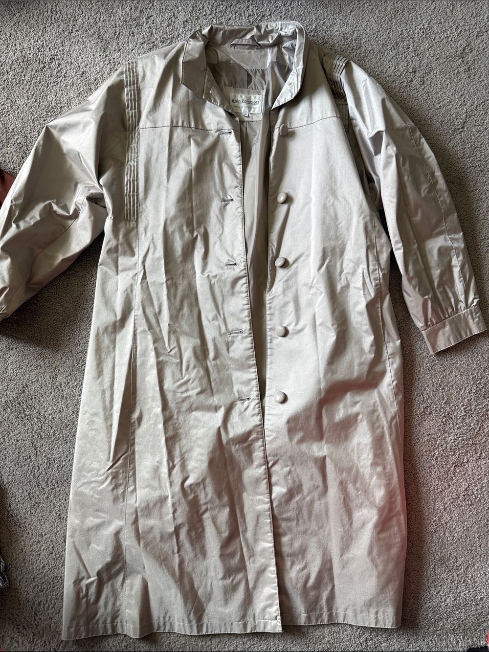 Women's Light Gray Trench Coat